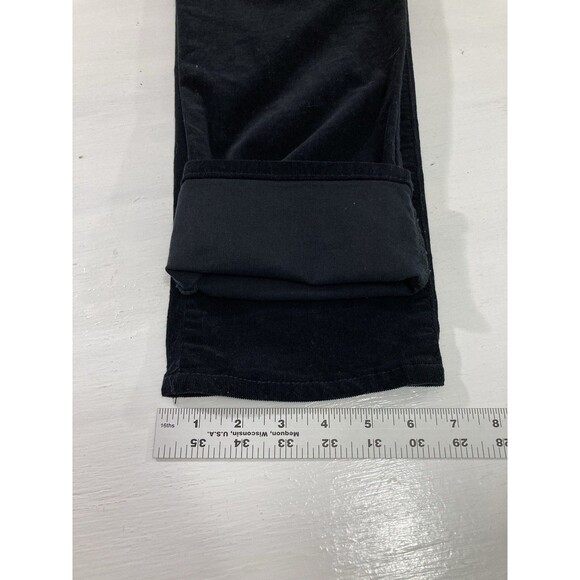 Kut From The Kloth Pants Women’s 14 Black Corduroy Straight Leg Casual Comfort - Picture 12 of 13